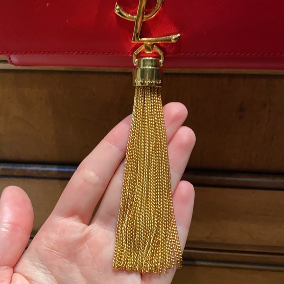 YSL Red/Gold purse - Picture 4 of 14